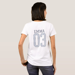 Camisa Gingham para Regreso a Clases, Camisetas pa