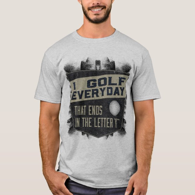 Camisa Golfing divertida - golf de I diario (Anverso)