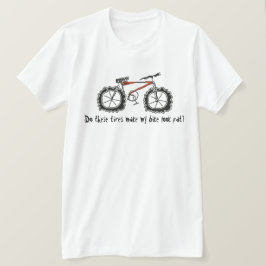Camisa gorda de la bici