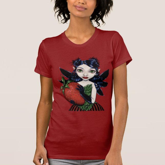 Camisa gótica de hadas de la fresa (Anverso)