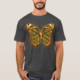 Camisa grabada de la mariposa 1