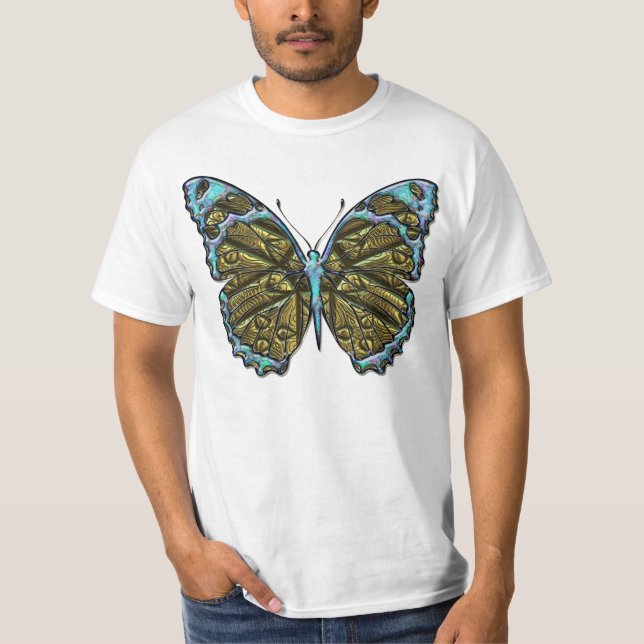 Camisa grabada de la mariposa 3 (Anverso)