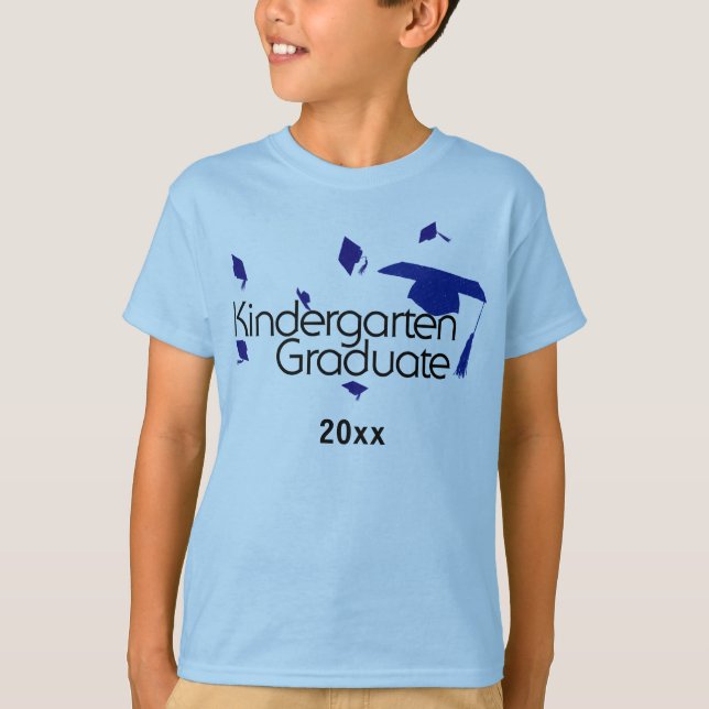 Camisa graduada de la guardería (azul) (Anverso)