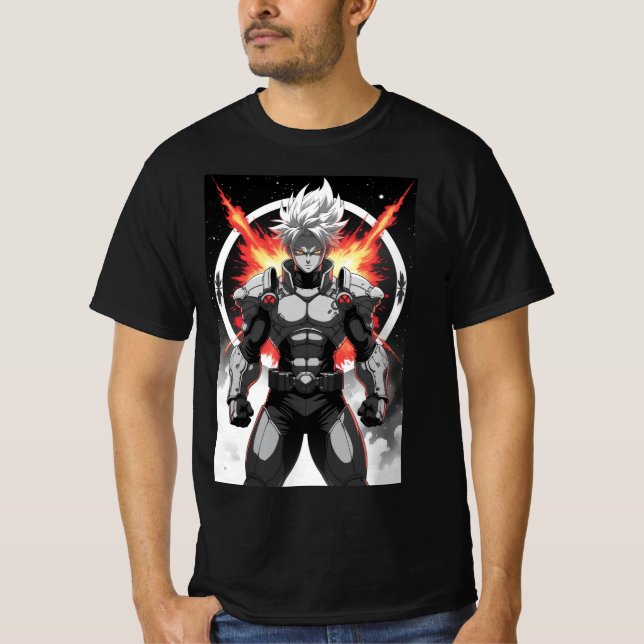 Camisa gráfica de Hero Spiky fuerte (Anverso)