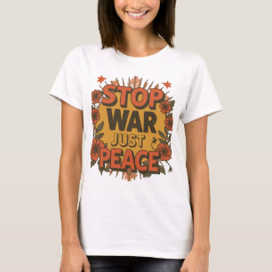 Camisa gráfica del Movimiento de Paz Retro Vintage