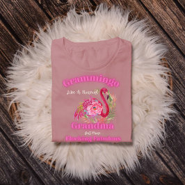 Camisa gráfica Grammingo Flamingo para la abuela