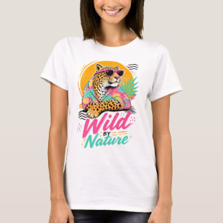 Camisa Gráfica Tropical Leopardo Salvaje por Natur