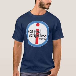 Camisa grande asustada del logotipo del sello de