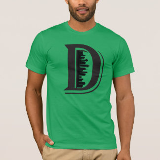 camisa grande del horizonte de D Dallas