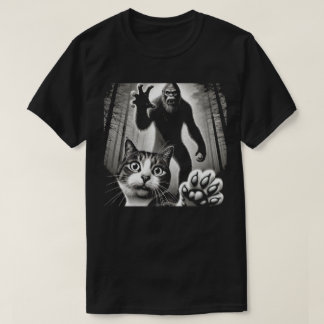 Camisa grande y gato encontra camiseta - Divertido