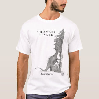 Camisa Greg Paul del dinosaurio del Brontosaurus