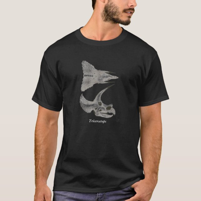 Camisa Gregory Paul del cráneo del dinosaurio del (Anverso)