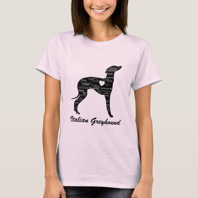 Camisa Greyhound italiana - Silly Iggy (Anverso)