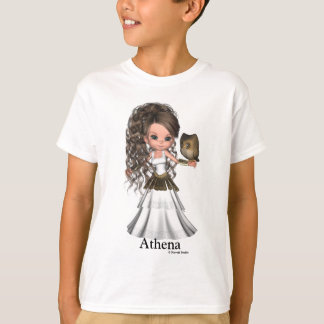 Camisa griega hermosa de la diosa de Kawaii Athena