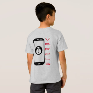 Camisa gris con caras sonrientes