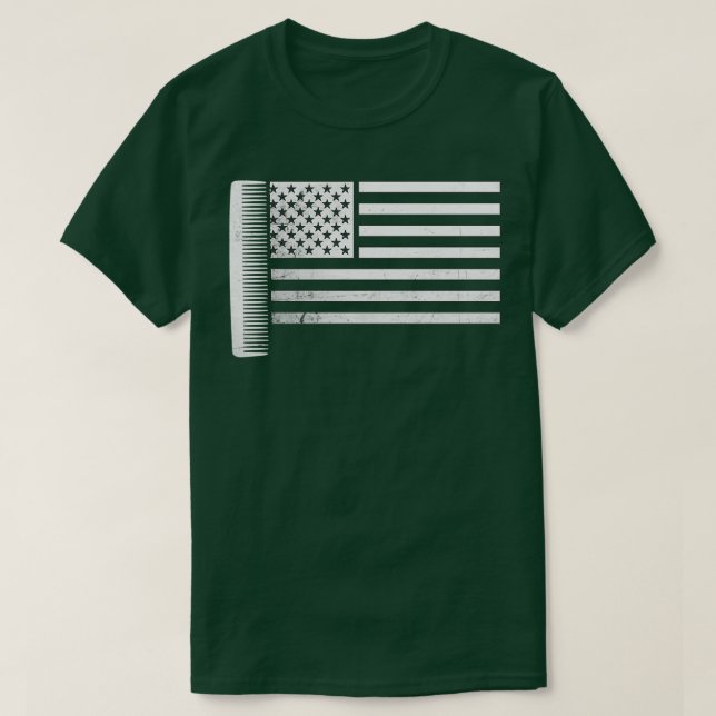 Camisa Guay Barber Bandera de Estados Unidos (Diseño del anverso)