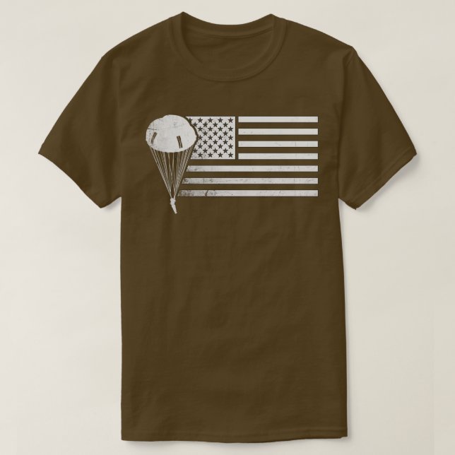 Camisa Guay de Skydiving, bandera de Estados Unido (Diseño del anverso)