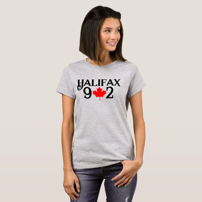 Camisa Halifax Nova Scotia 902 Editable (Anverso completo)