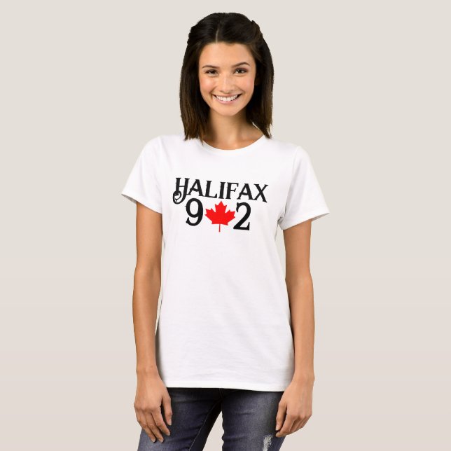 Camisa Halifax Nova Scotia 902 Editable (Anverso completo)