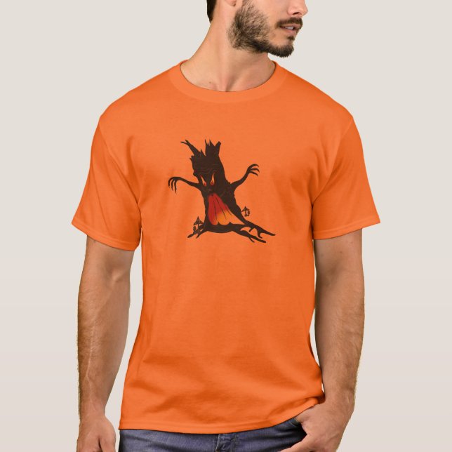 Camisa Halloween de árbol malvado (Anverso)