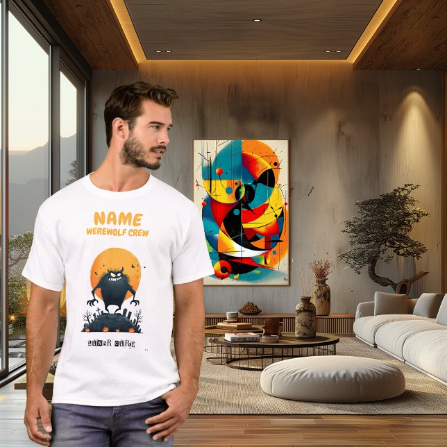 Camisa Halloween de la tripulación del personaliza (Subido por el creador)