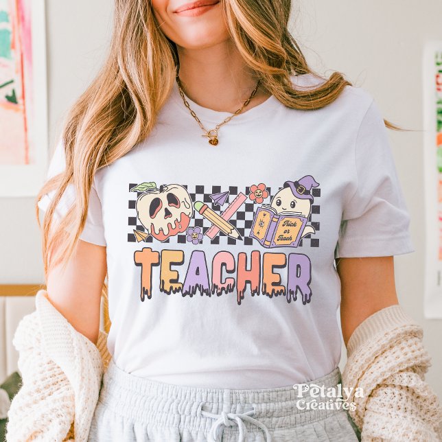 Camisa Halloween del profesor (Teacher Halloween Shirt, Graders Teacher Halloween Top, Halloween Costume, Gift for Teachers)