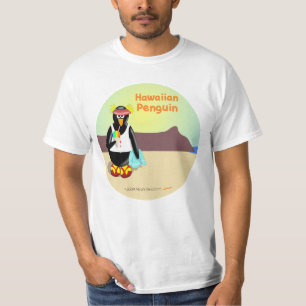 Camisa hawaiana del pingüino