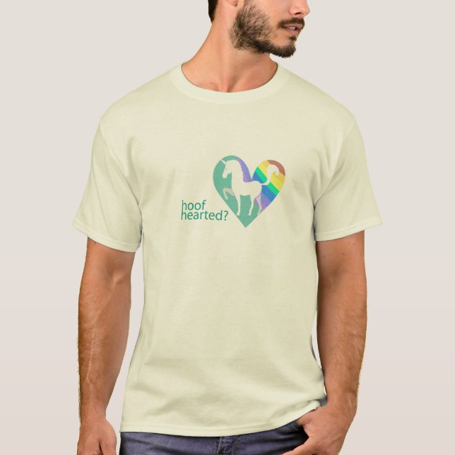 Camisa Hearted del arco iris del enganche (Anverso)