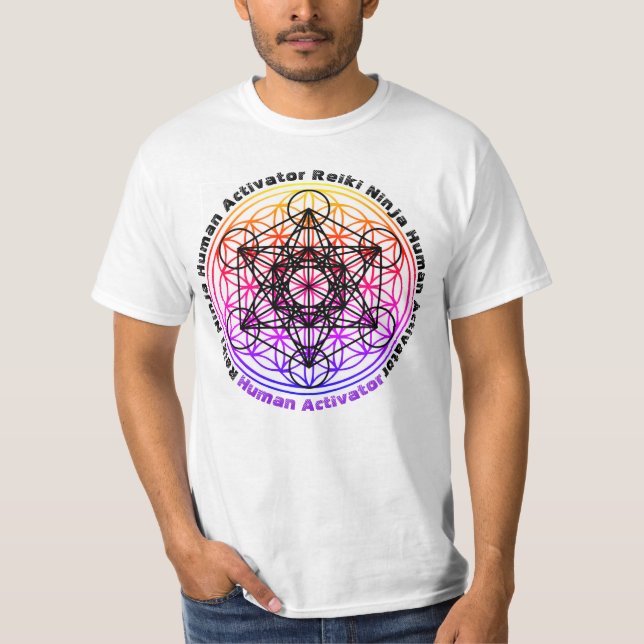 Camisa humana de Reiki Ninja 2 del activador (Anverso)