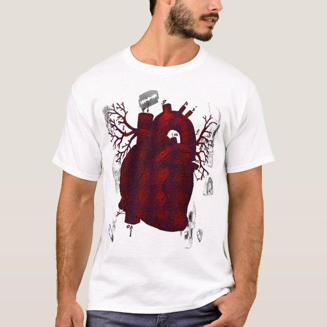Camisa humana oscura del corazón (Anverso)