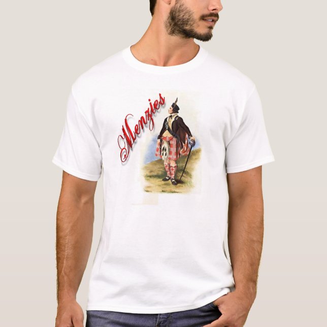 Camisa ideal escocesa de Menzies del clan (Anverso)