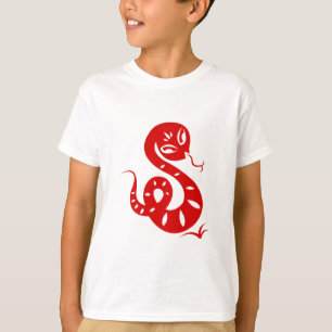 CAMISA ILUSTRADA SERPIENTE CHINA DEL ZODIACO
