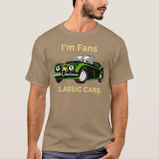 CAMISA IM FANS CLASIC CARS chica (Anverso)