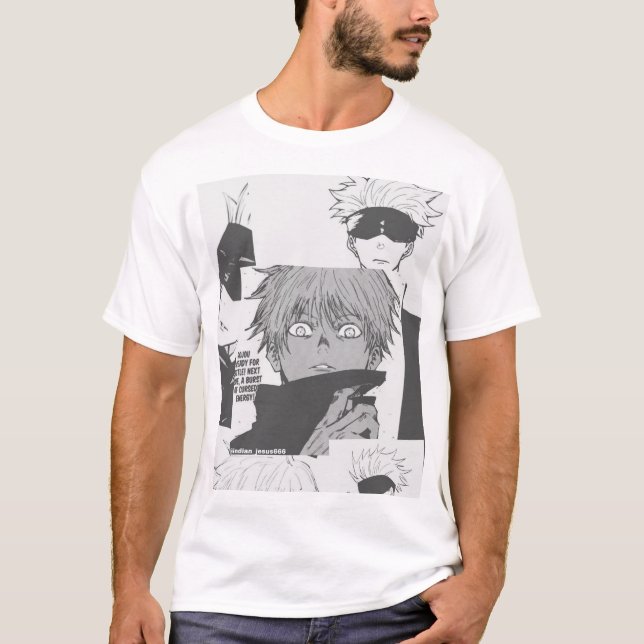 Camisa impresa Gojo saturo (Anverso)