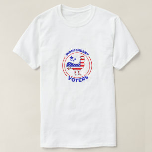 Camisa independiente de los votantes
