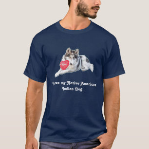 Camisa india del perro del nativo americano