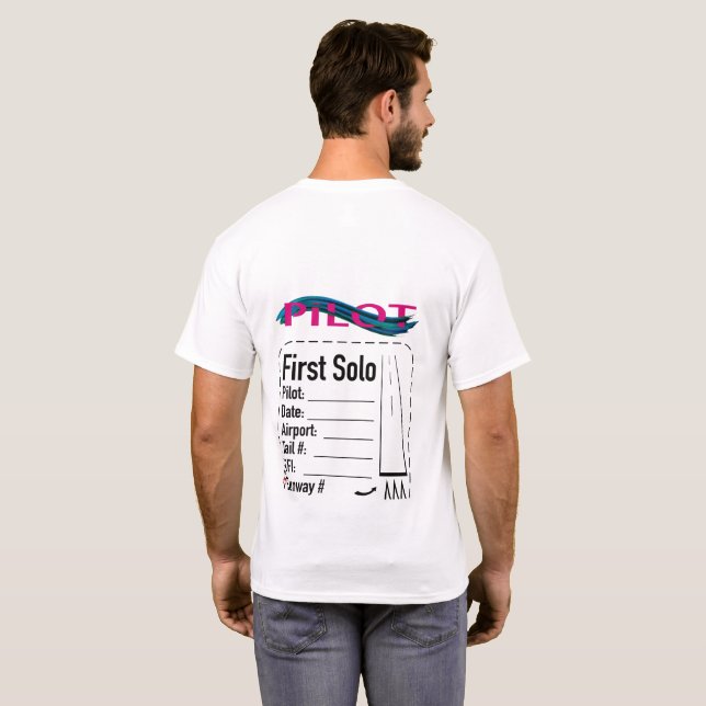 Camisa individual de Student Pilot (Reverso completo)