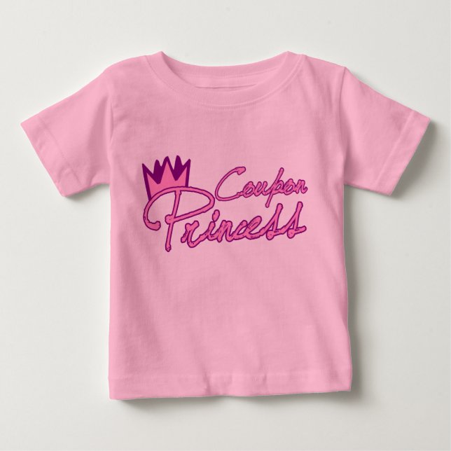 Camisa Infantil Coupon Princess (Anverso)