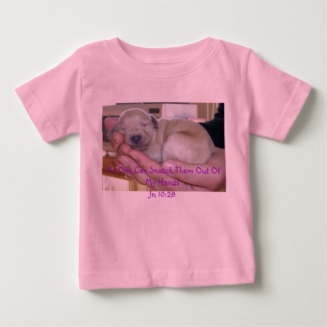 Camisa infantil de la escritura de goldendoodle (Anverso)
