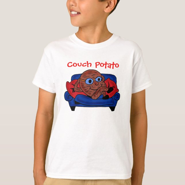 Camisa infantil de la patata del sofá (Anverso)