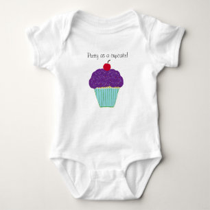 Camisa infantil de tarta de cerezo morada de bonit