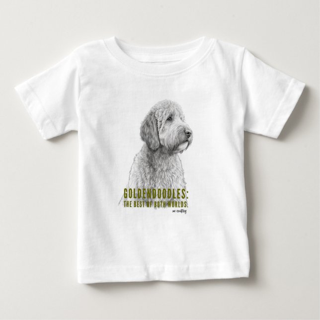 Camisa infantil Goldendoodle (Anverso)