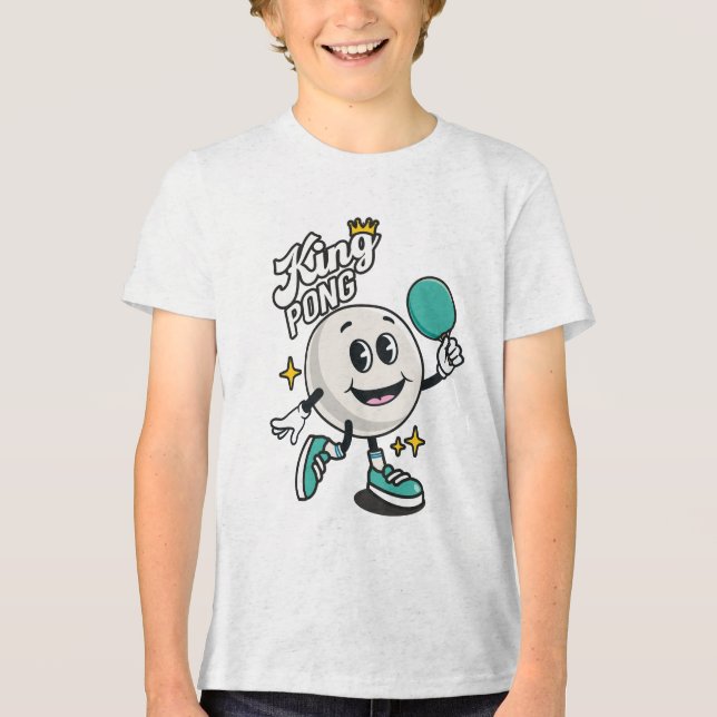 Camisa infantil King Pong (Anverso)