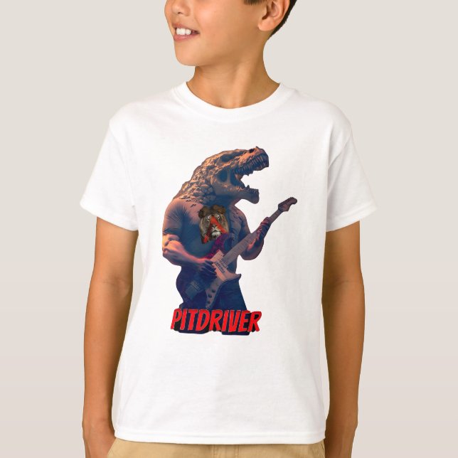 Camisa infantil PitZilla (Anverso)