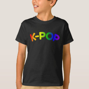 Camisa infantil Rainbow K-Pop