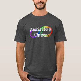 Camisa infinita de arcoiris autista y marica