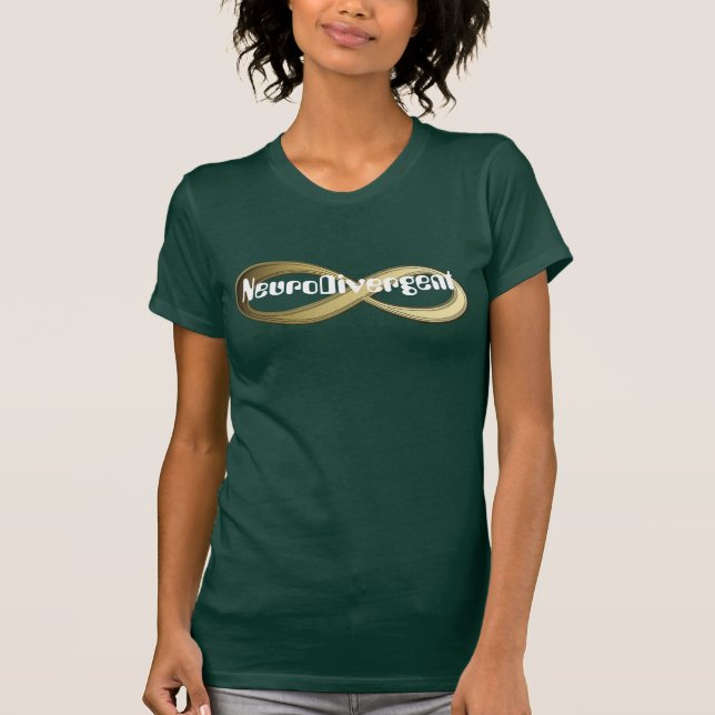 Camisa Infinity de oro NeuroDivergente (Anverso)