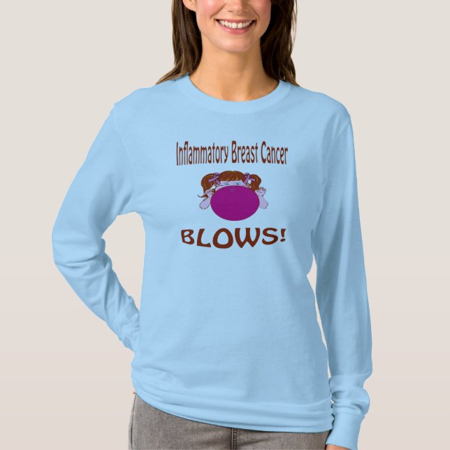 Camisa inflamatoria del cáncer de pecho de los (Anverso)