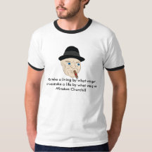 Camisa inspiradora de Winston Churchill