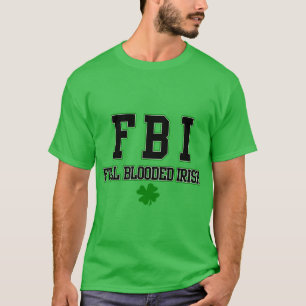 Camisa irlandesa completamente sangrienta del FBI